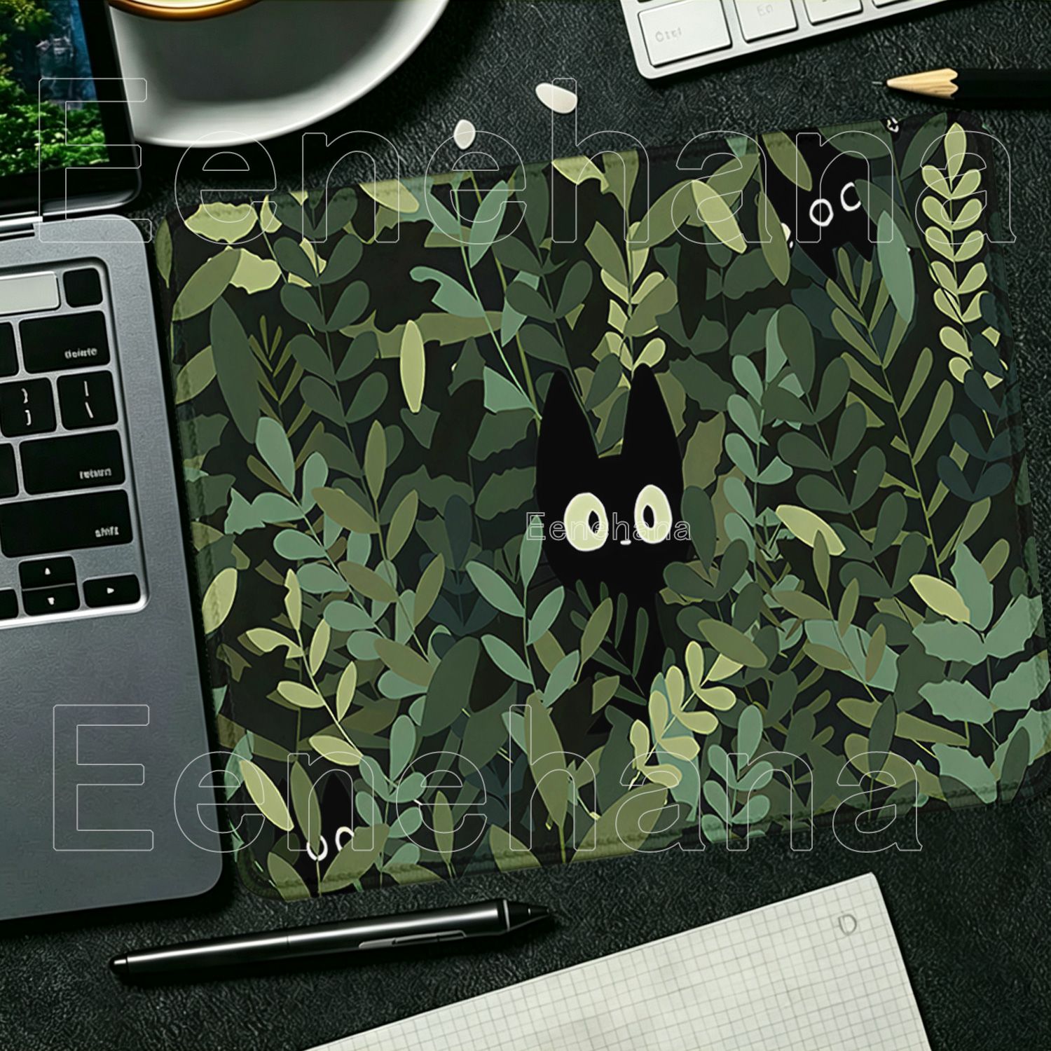 Gaming Accessories Cute - Small Size Mouse pad Green Nature