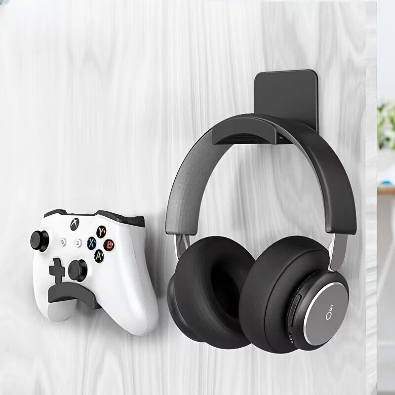 4Pcs Black Adhesive Headphone  - Gaming Headphone Accessories บทวิจารณ์และราคา