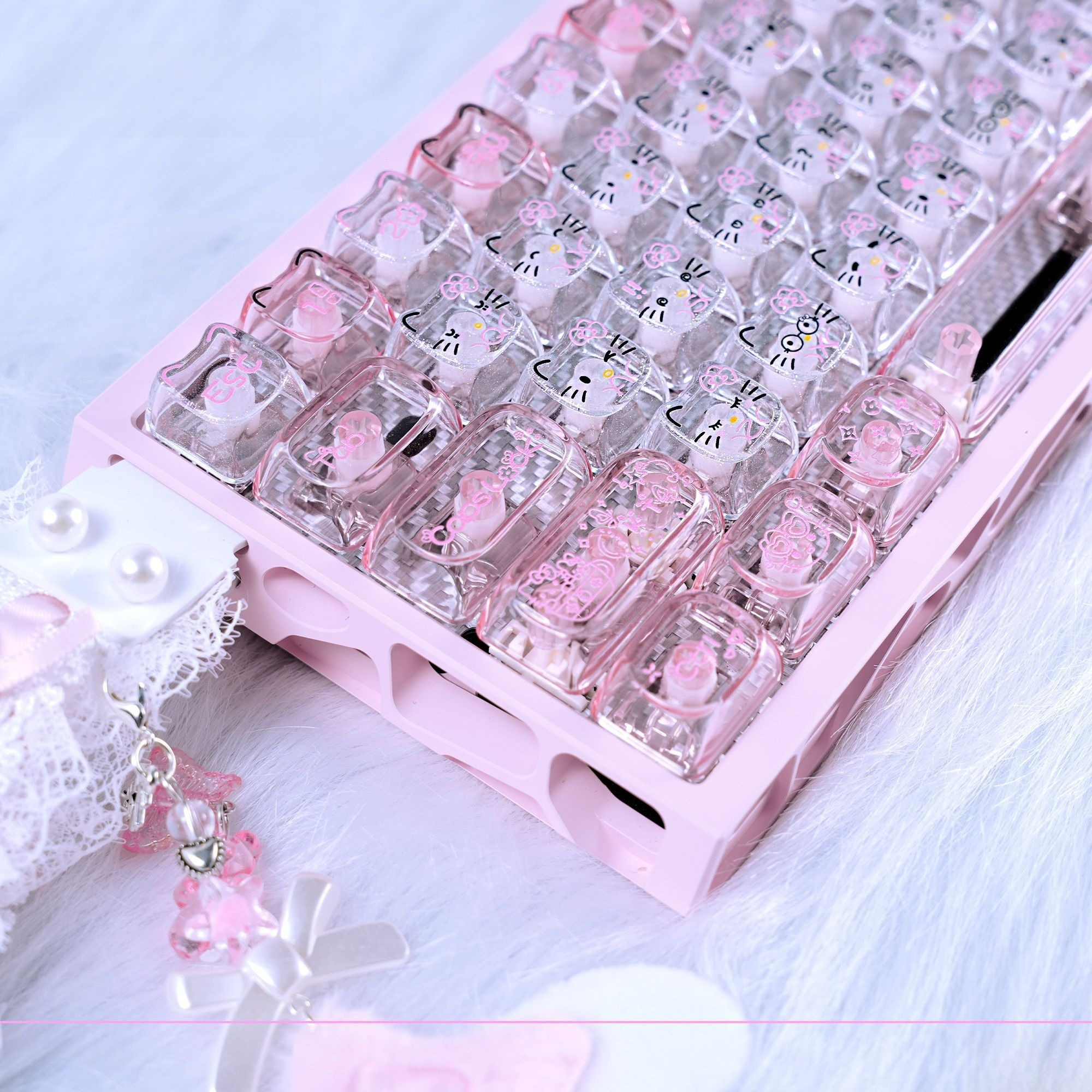 Anime Sanrio Hello Kitty Trans - Gaming Accessories Cute บทวิจารณ์และราคา