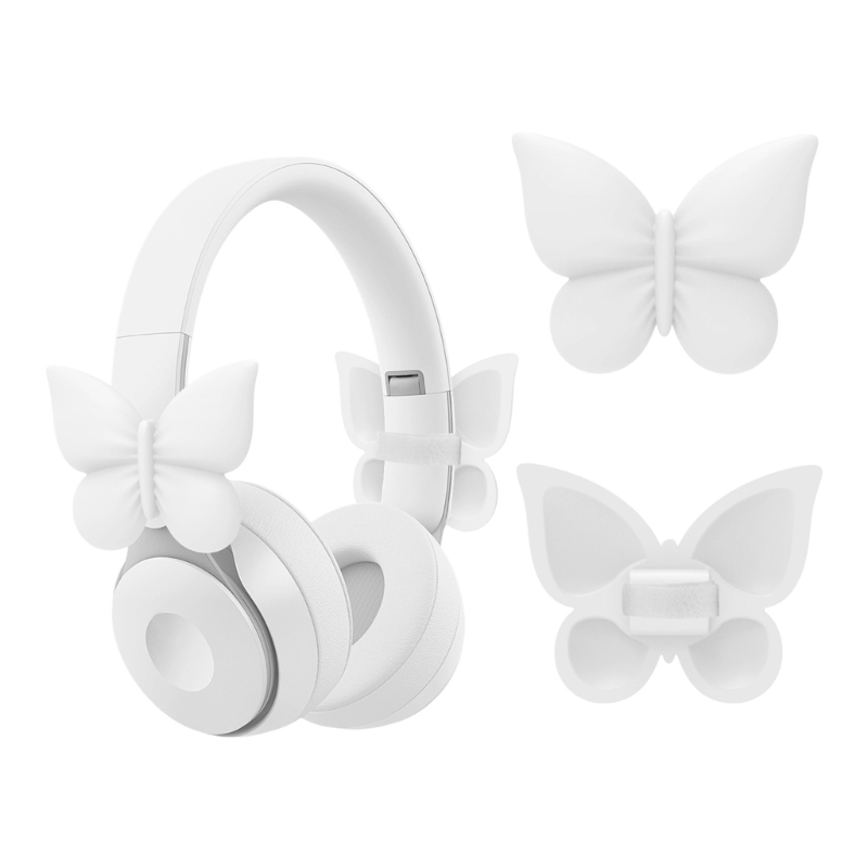  2Pcs Silicone Bowknot Earbuds - Gaming Headphone Accessories บทวิจารณ์และราคา