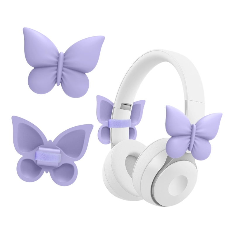  2Pcs Silicone Bowknot Earbuds - Gaming Headphone Accessories บทวิจารณ์และราคา