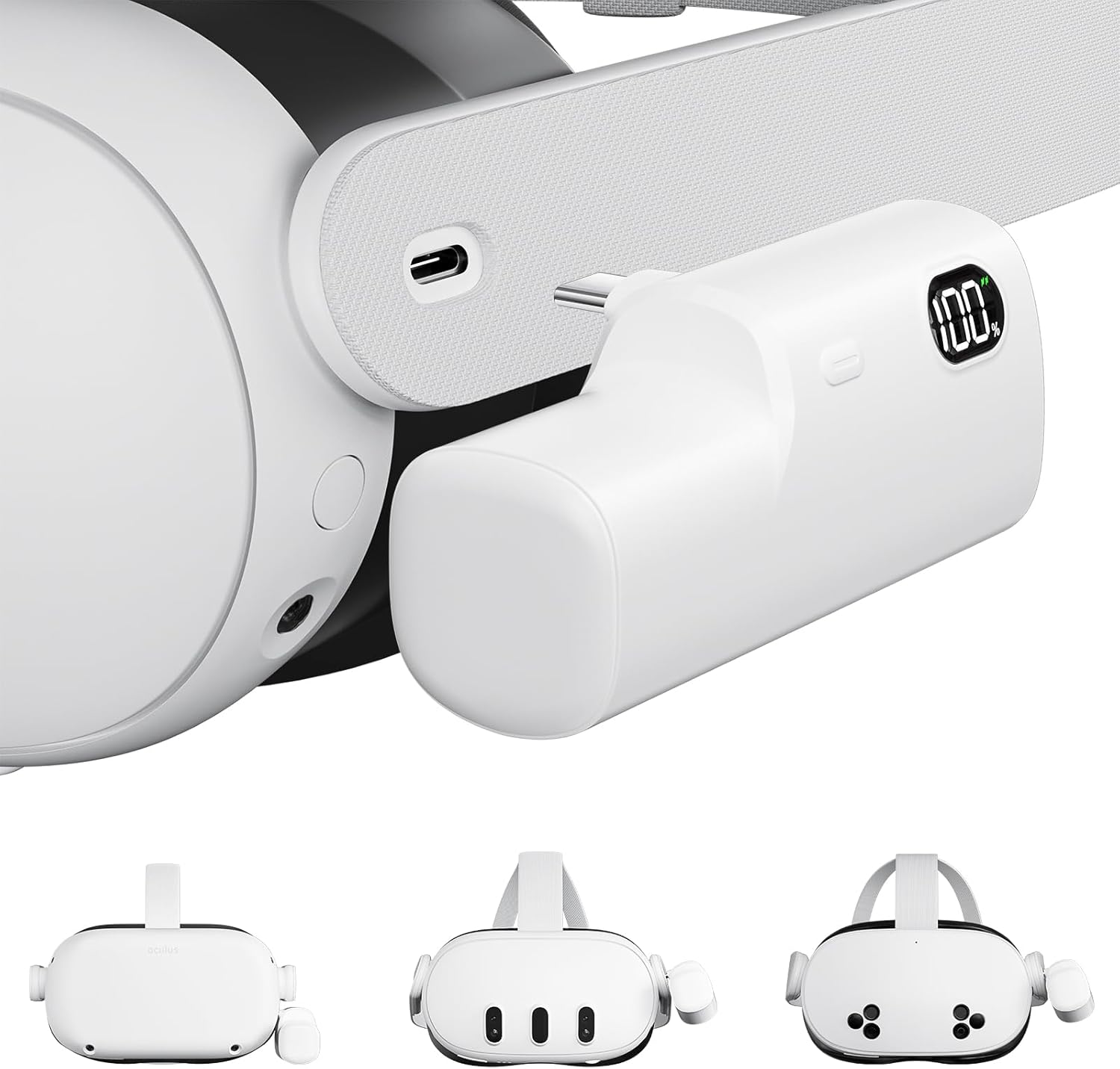 Battery Pack for Meta Quest 3/ - Gaming Headphone Accessories บทวิจารณ์และราคา