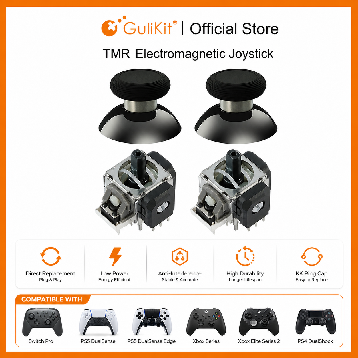 GuliKit TMR Joystick with Stic - Gaming Accessories Joystick บทวิจารณ์และราคา