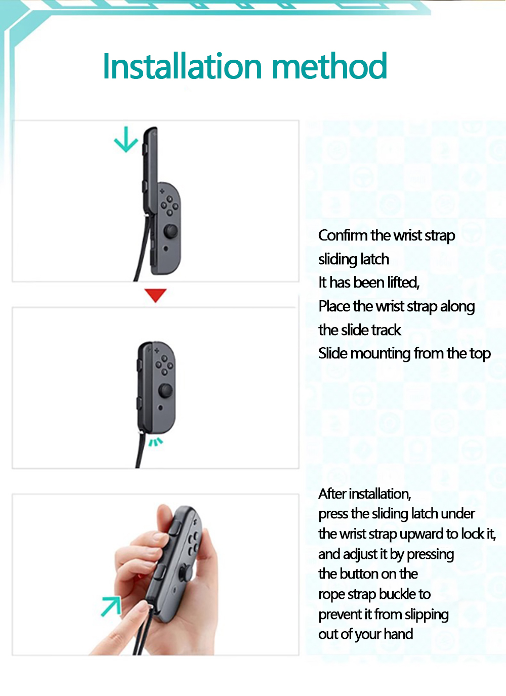 1 Pair Wrist Straps For Ninten - Gaming Accessories Joystick บทวิจารณ์และราคา