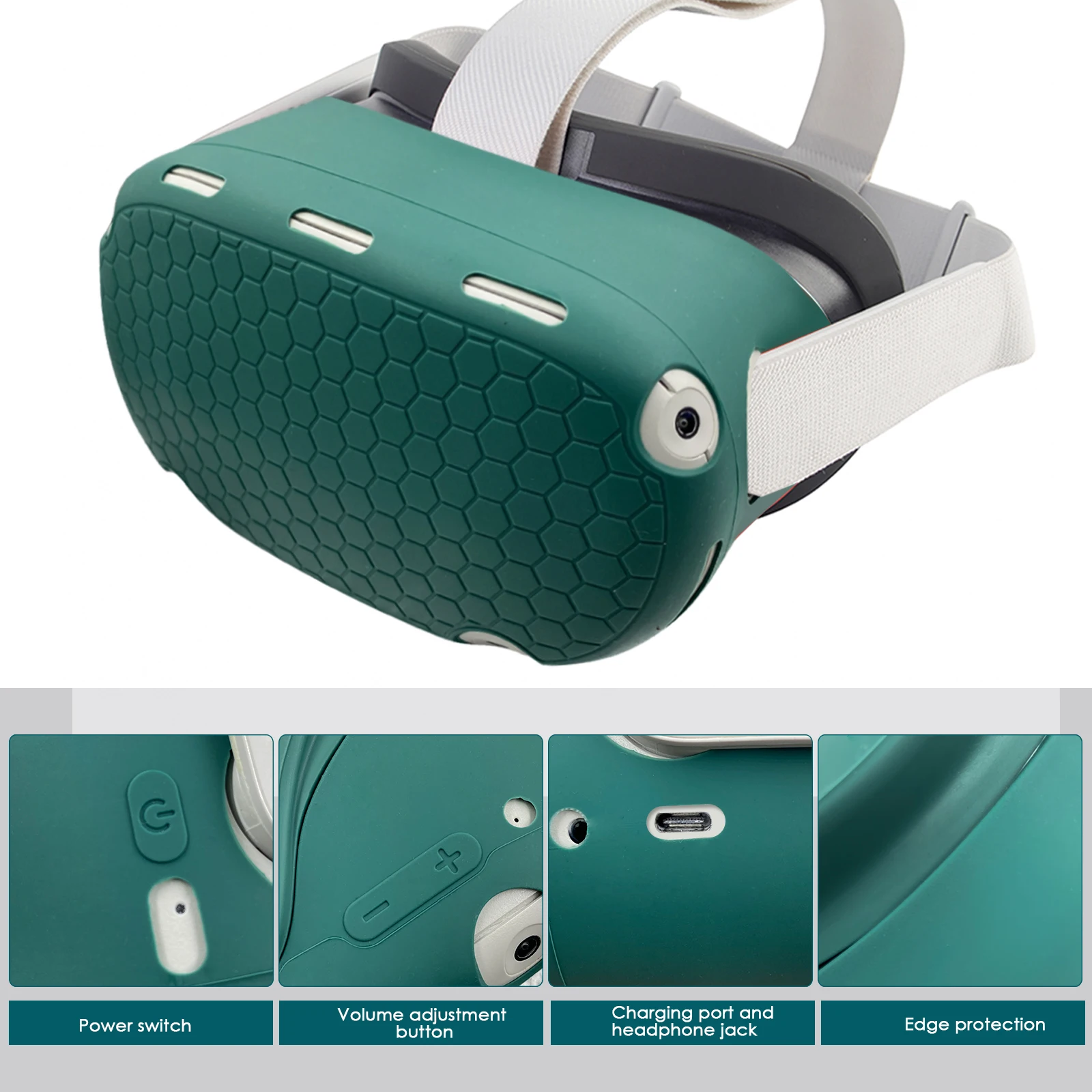 Silicone Protective Cover Shel - Gaming Headphone Accessories บทวิจารณ์และราคา