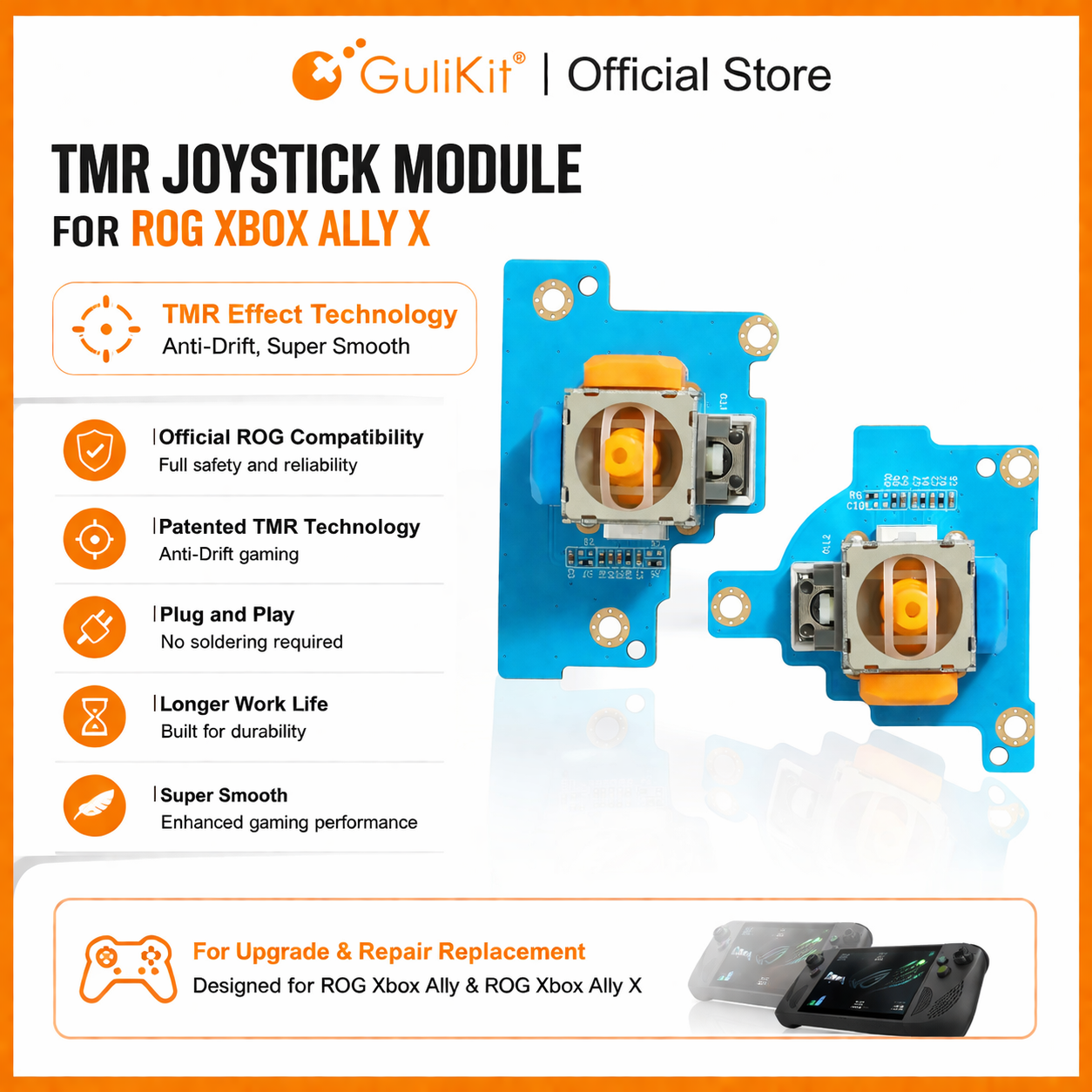 GuliKit TMR Electromagnetic Jo - Gaming Accessories Joystick บทวิจารณ์และราคา
