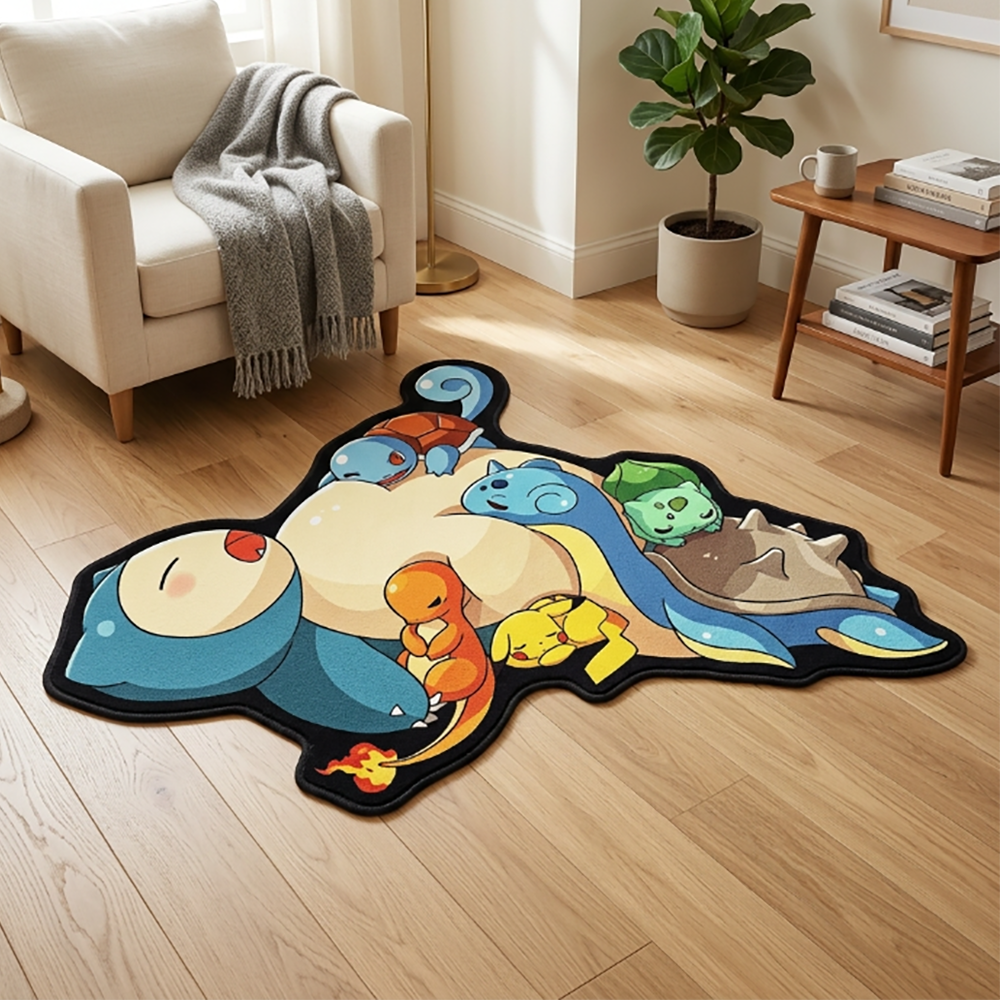Cute Pokemon Floor Mat Snorlax - Gaming Accessories Cute บทวิจารณ์และราคา